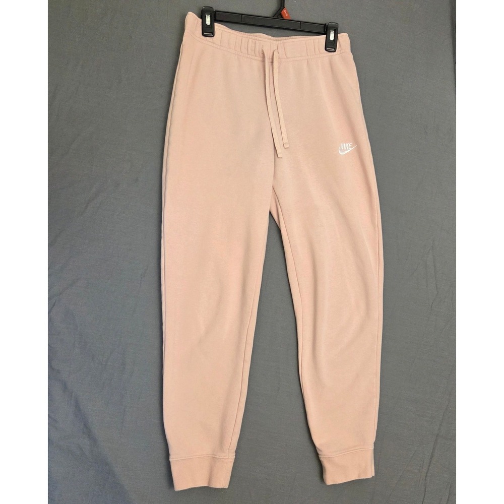 Nike Sportswear Women's Club Fleece Mid-Rise Joggers - Light Pink, Medium